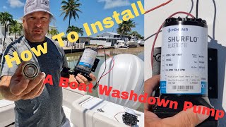 How To Install A Boat Washdown Pump In Minutes [upl. by Nereus613]