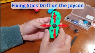 Nintendo Joycon Stick Drift Fix [upl. by Lonnard]