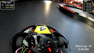 Indoor Training Fastlane Karting Bilzen heat 1 [upl. by Aiuqat59]