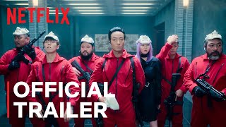 Money Heist Korea  Joint Economic Area  Official Trailer  Netflix [upl. by Fontes]