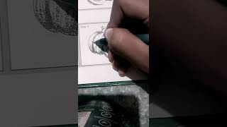 Stippling pen sketch drawing New trending [upl. by Elkcim]