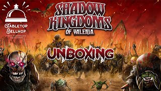 Board Game Unboxing Shadow Kingdoms of Valeria Kickstarter Edition with Rise of Titans [upl. by Fawne]