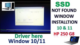 ssd not showing up while windows 10 installation  ssd not showing up windows 11 install [upl. by Phaih]