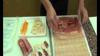 Video ricetta Sushi di prosciutto crudo  Prosciuttoit [upl. by Blatt]