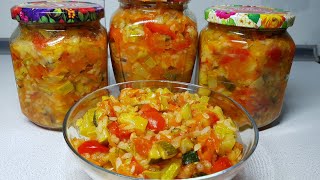 ЗИМНЯЯ ВКУСНЯШКА САЛАТ С КАБАЧКАМИ И РИСОМ НА ЗИМУ [upl. by Sellers946]