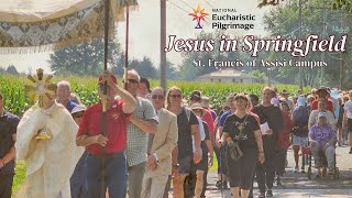 Corpus Christi Priory Fittingly Hosts National Eucharistic Pilgrimage on Stunning Property [upl. by Auhsaj]