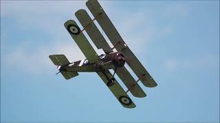 Sopwith Triplane  Shuttleworth Military Airshow 2024 [upl. by Ayisan]