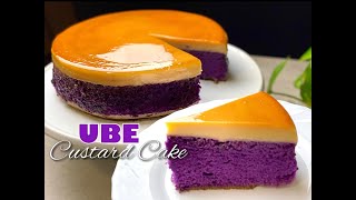 UBE CUSTARD CAKE I Perfect Christmas Dessert [upl. by Moazami]