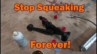 How to Fix Polyurethane Bushing Squeak Permanently [upl. by Fawnia]