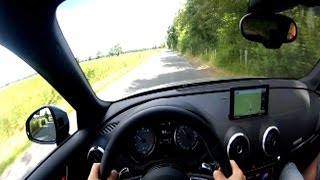 OnBoard Audi S3 Sportback 2014 POV Driving  EngineReport [upl. by Clabo988]