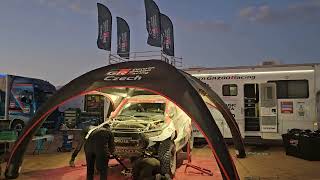 Dakar 2024 Night in bivouac [upl. by Asusej]