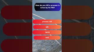 How do you kill a process in Linux by its PID quiz [upl. by Hamner177]