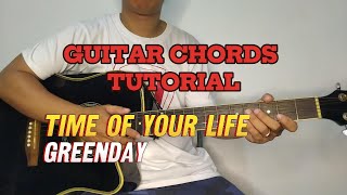 TIME OF YOUR LIFE GUITAR CHORDS BY GREENDAY  TV ni J [upl. by Strawn]