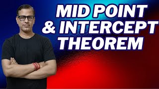 Mid Point and Intercept Theorems  Maths ICSE Class 9  sirtarunrupani [upl. by Anelat]