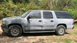 Raptor Liner Paint Job Step by Step Suburban Part 2 of 7 [upl. by Etnovad]