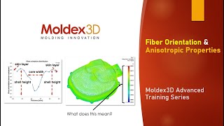 Fiber Orientation amp Anisotropic Properties  Advanced Tips amp Tricks  Moldex3D Studio [upl. by Elda]