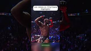 Jon JONES DESTROYS Ciryl Gane in HEAVYWEIGHT Domination [upl. by Anaila]