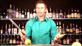 Prepping Garnishes and Cutting Fruit  Bartending 101 [upl. by Ennayar]