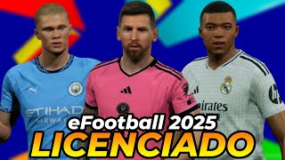 eFootball 2025 TUTORIAL de como tener los EQUIPOS LICENCIADOS v401 PC [upl. by Airekat]