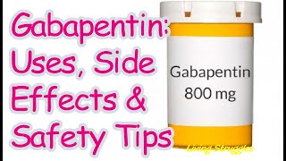 Gabapentin Uses Side Effects amp Safety Tip [upl. by Nnorahs]