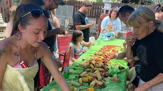 8th Annual Crawfish 🦞 Boil crawfishboil foodie bbq grilling summer cajun cajunfood [upl. by Fay]