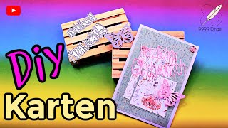 Geburtstagskarten selber basteln  Bastelideen DIY mit 9999 Dinge [upl. by Timothy]