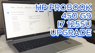 HP PROBOOK 450 G9 I7 1255U UPGRADE  6S780EA  UNBOXING [upl. by Tdnarb]