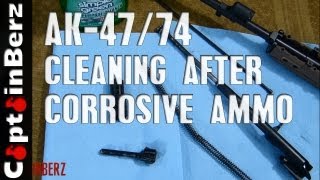 Cleaning After Corrosive Ammo Usage AK4774 [upl. by Yaresed]