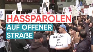 KalifatDemo mitten in Hamburg Konsequenzen gefordert [upl. by Bezanson]