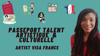 Passport Talent Artistique and Culturelle Artist Visa France [upl. by Pam]