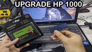 HP 1000 UPGRADE SSD  RAM [upl. by Enelyk]