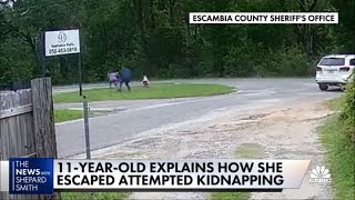 11yearold explains how she escaped attempted kidnapping [upl. by Eylrac115]