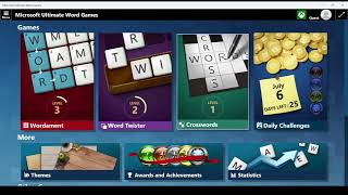 Microsoft Ultimate Word Games a levelbased casual word games collection by Microsoft [upl. by Halak]