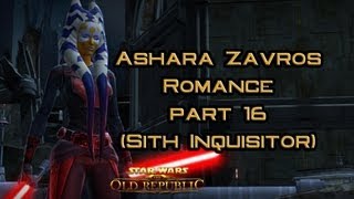 SWTOR Ashara Zavros Romance part 16 Training the Future [upl. by Luciano]