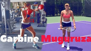 Garbine Muguruza On The Go FastPaced Workout Routine [upl. by Zeta]