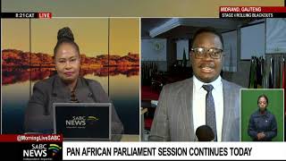 PAP Session  PanAfrican Parliament session resumes in Midrand today Khayelihle Khumalo reports [upl. by Robenia]