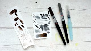 Pentel Arts Colour Brush Pens  Review  Demo [upl. by Erdrich514]