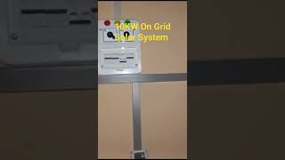 10KW On Grid Solar System  Knox 10KW inverter  AC And DV earthing and Net metering [upl. by Phaih821]