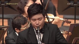 Han Kim plays GRossinis Introduction Theme and Variations for Clarinet and Orchestra [upl. by Ashby]