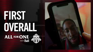 First overall TFC select Spicer in the 2024 MLS SuperDraft  All For One Moment presented by Bell [upl. by Prima333]