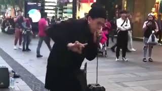 UNBELIEVABLE BEATBOX Street Performer bring the PARTY [upl. by Lemieux]