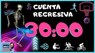 🔴Cuenta Regresiva de 30 minutos ⏰ Break time 🚨 Countdown 30 🕓 minute Timer [upl. by Allrud]