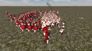 Hastati VS Militia Hoplite ROMETotal War [upl. by Anyal888]