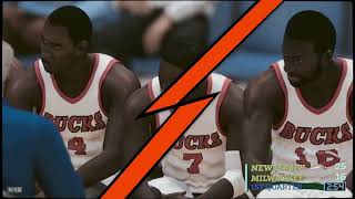 NBA2K24 MyLeague March 7th 1984 New Jersey Nets 4219 vs Milwaukee Bucks 2339 [upl. by Parthenia173]