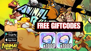 Animal Rumble amp All 2 Giftcodes  2 Free Codes Animal Rumble  How to Redeem [upl. by Roach96]