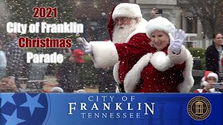 Christmas Parade 2021  City of Franklin [upl. by Edlun]