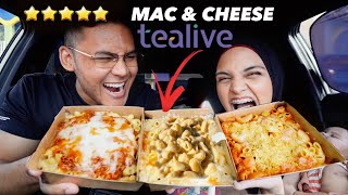 Aku beli SEMUA menu baru MAC amp CHEESE TEALIVE [upl. by Rivard119]