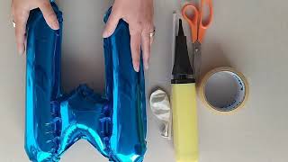 Cómo Desinflar y reciclar tus globos tips para reutilizar globos metálicos [upl. by Shuping363]