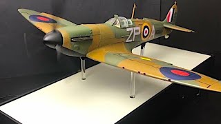 Flight of the Hachette 118 Scale Model Spitfire Mk1A [upl. by Ilzel]