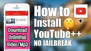 How To Download install YouTube  On iPhone Without jaillbreak  Hindi [upl. by Rekcut948]